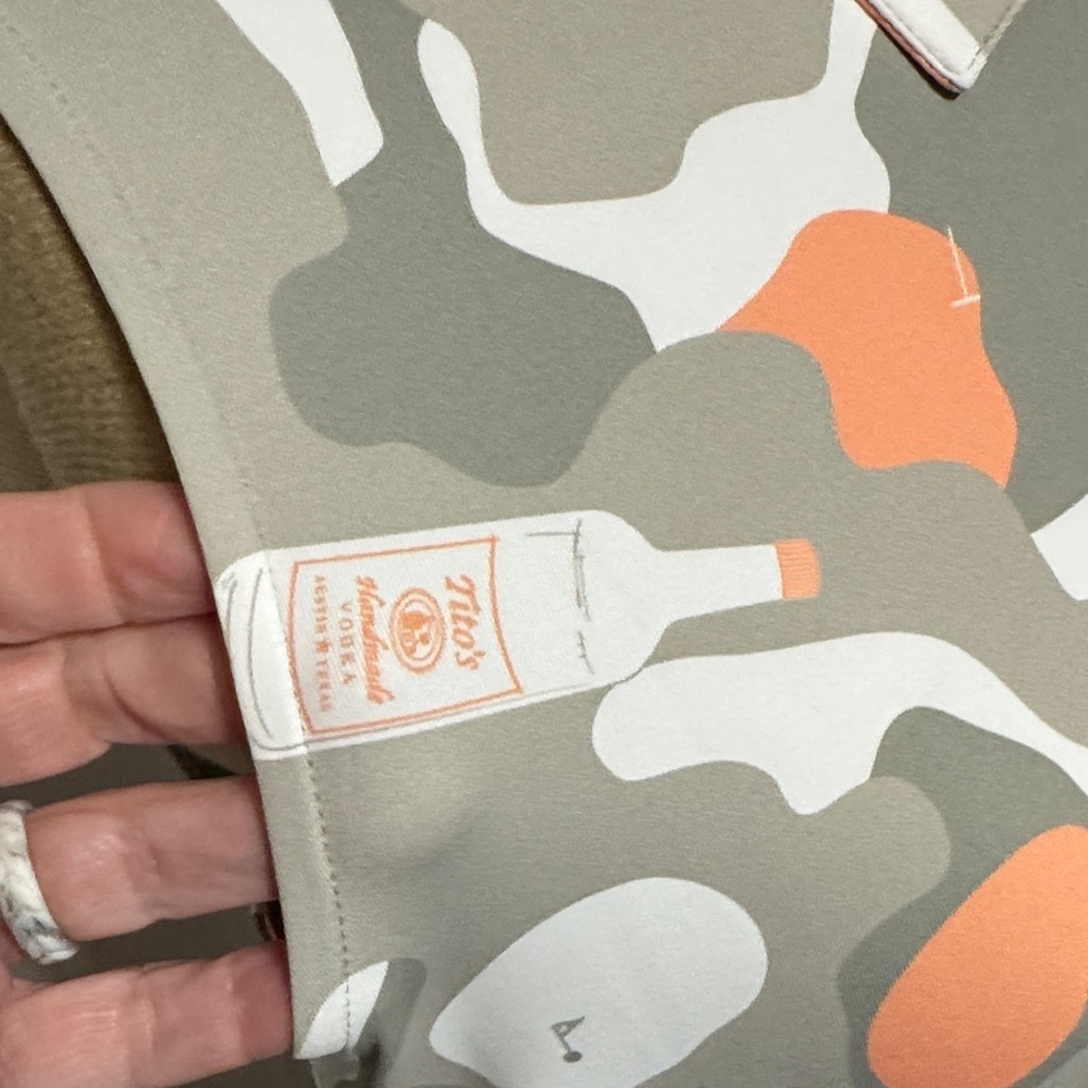 Women's Camouflage Tito’s Sleeveless Polo Top - Picture 3 of 9